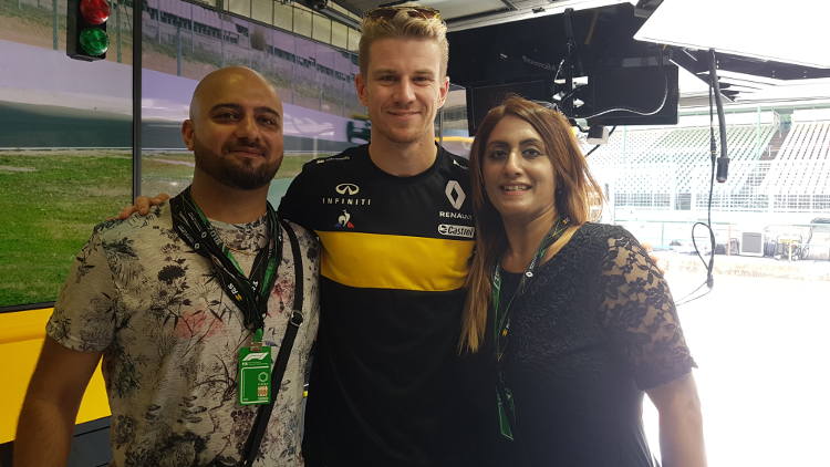 Roland and Renault Sport Formula One Team Make Dreams Come True.