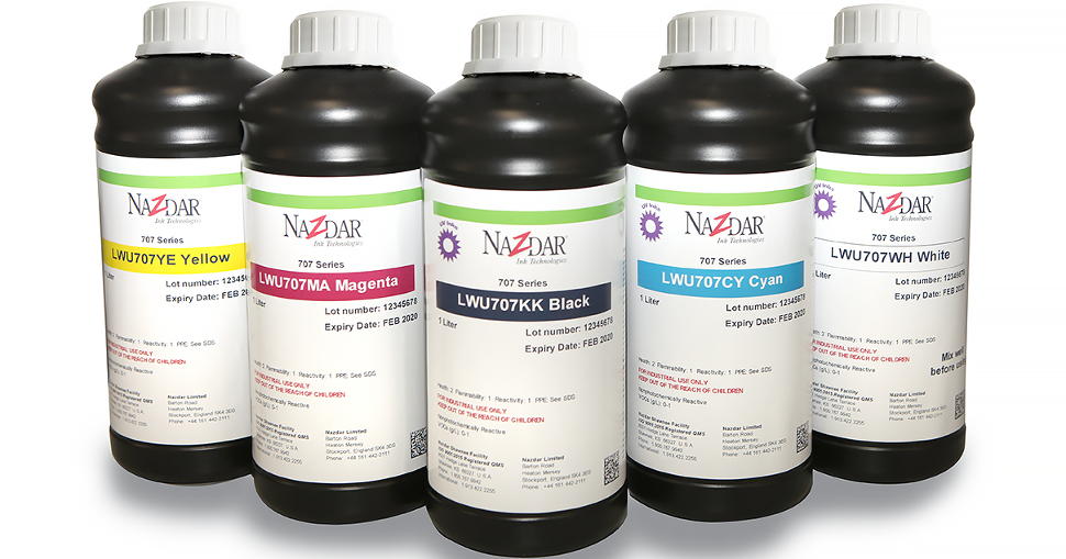 New Nazdar inks offer additional benefit of better chip-resistance on rigid substrates, and better adherence across the POP range of materials.