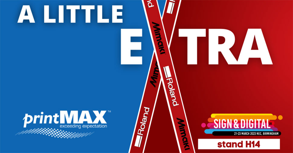 printMAX are returning to Sign & Digital UK for the 13th time, and are thrilled to be back. 